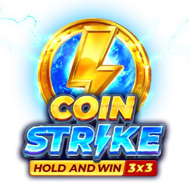Coin Strike: Hold and Win slot logo by Playson at Jackpot Casino