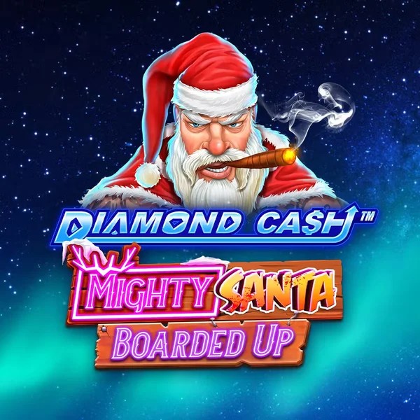 Diamond Cash Mighty Santa Boarded Up logo by Greentube Jackpot Casino