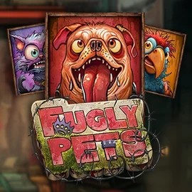 Fugly Pets slot visual from Stakelogic available on jackpotcasino.com.pl