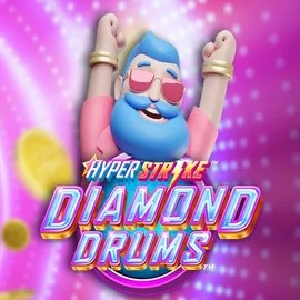Hyper Strike Diamond Drums logo by Gameburger Studios Jackpot Casino