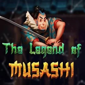 The Legend of Musashi slot logo by Peter & Sons at Jackpot Casino