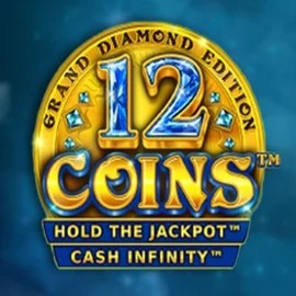 Try 12 Coins Grand Diamond Edition slot by Wazdan on jackpotcasino.com.pl – logo image