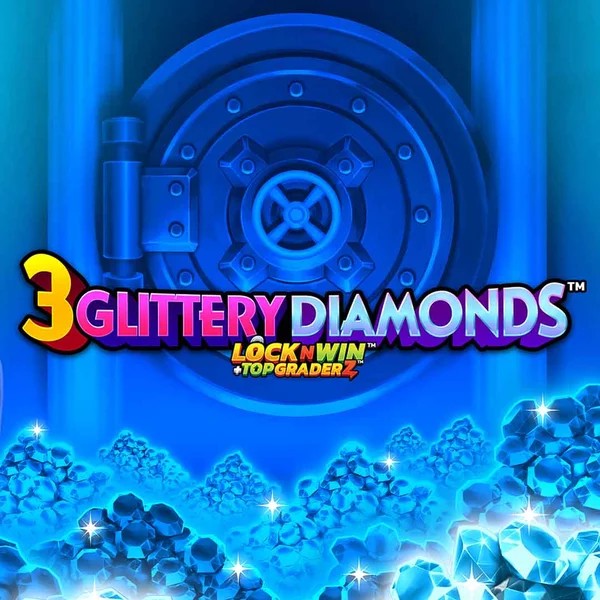 Play 3 Glittery Diamonds slot by PearFiction Studios on jackpotcasino.com.pl