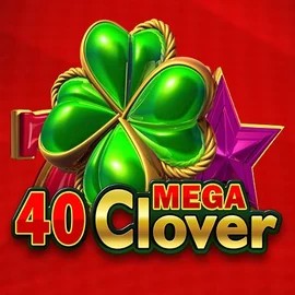 Slots logo of 40 Mega Clover from Amusnet Interactive at Jackpot Casino