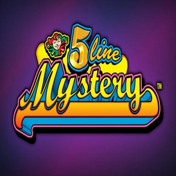 5 Line Mystery slot logo by Eurocoin Interactive at Jackpot Casino