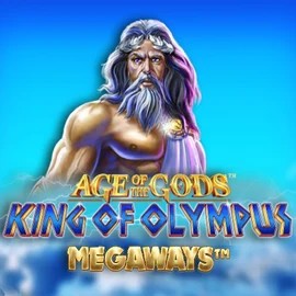 Age Of The Gods: King of Olympus Megaways logo – Slots by Origins at Jackpot Casino