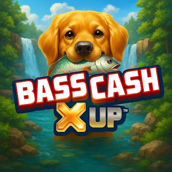 Bass Cash X UP slot icon by Alchemy Gaming, available at Jackpot Casino