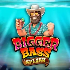 Bigger Bass Splash slot logo by Pragmatic Play at Jackpot Casino