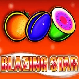 Blazing Star online game logo by Merkur Gaming on jackpotcasino.com.pl