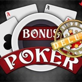 Bonus Poker Deluxe - 3 Hands slot logo by RTG (Reel Time Gaming) at Jackpot Casino