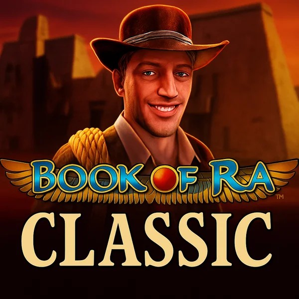 Book of Ra Classic slot icon by Novomatic, available at Jackpot Casino