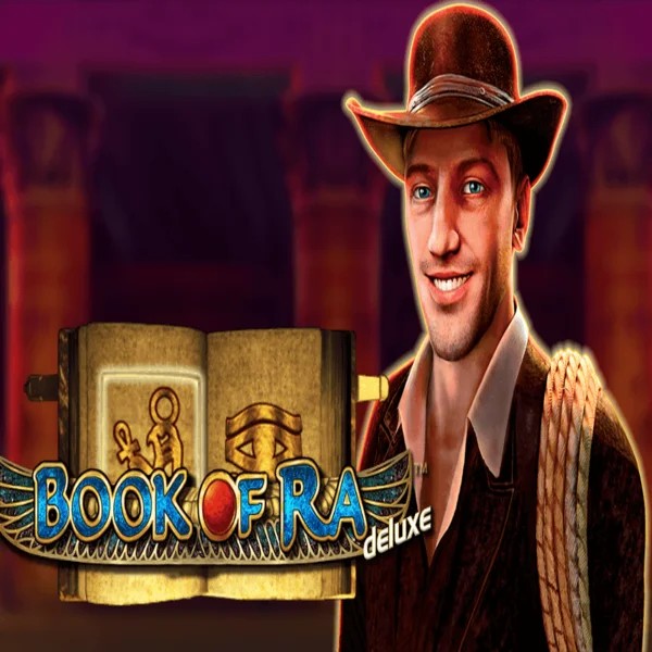 Enjoy Book of Ra Deluxe by Novomatic – logo hosted on jackpotcasino.com.pl