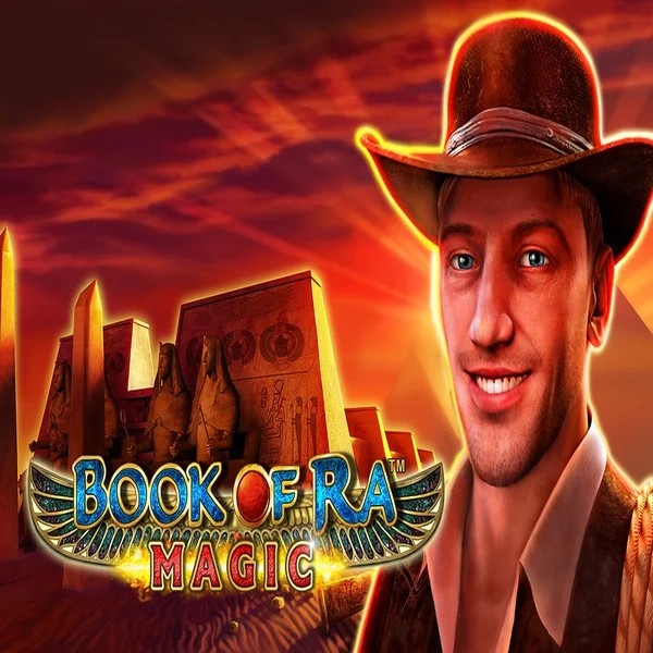 Book of Ra Magic game by Greentube – logo hosted on Jackpot Casino