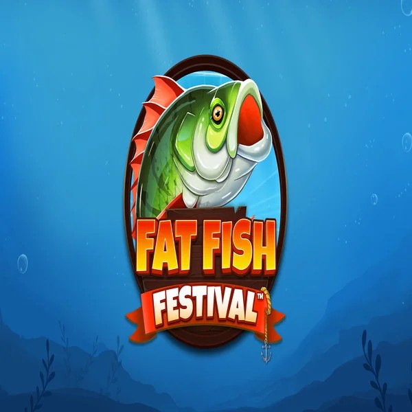 Fat Fish Festival slot logo by Wishbone Games at Jackpot Casino