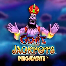 Genie Jackpots Megaways online game logo by Blueprint Gaming on jackpotcasino.com.pl