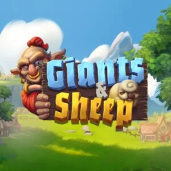 Official Slots logo: Giants and Sheep by Relax Gaming at Jackpot Casino