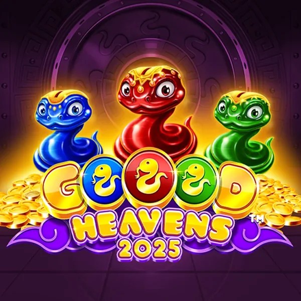 Goood Heavens slot visual from Rarestone Gaming available on jackpotcasino.com.pl