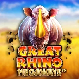Great Rhino Megaways logo – Slots by Pragmatic Play at Jackpot Casino