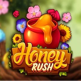 Honey Rush slot logo by Play’n GO at Jackpot Casino