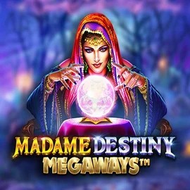 Madame Destiny Megaways casino game by Pragmatic Play – featured logo at Jackpot Casino