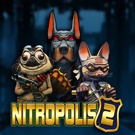 Nitropolis 2 slot visual from ELK Studios available on jackpotcasino.com.pl