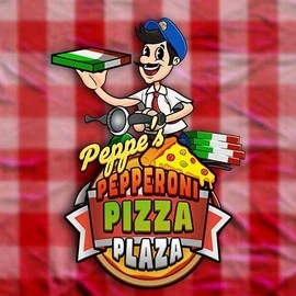Peppe’s Pepperoni Pizza Plaza logo by Pragmatic Play at Jackpot Casino