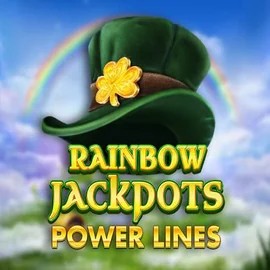 Rainbow Jackpots Power Lines game by Red Tiger Gaming – logo hosted on Jackpot Casino