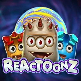 Try Reactoonz slot by Play'n GO on jackpotcasino.com.pl – logo image
