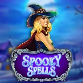 Spooky Spells slot logo by Novomatic at Jackpot Casino