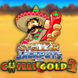 Stellar Jackpots with Chilli Gold x2 slot visual from Lightning Box Game available on jackpotcasino.com.pl
