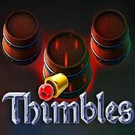 Official Casino Games logo: Thimbles by Evoplay at Jackpot Casino